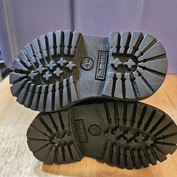 Timberland Boots Black Out Nubuck Suede 629944-013 TODDLER Size 5-C very good - Picture 5 of 6